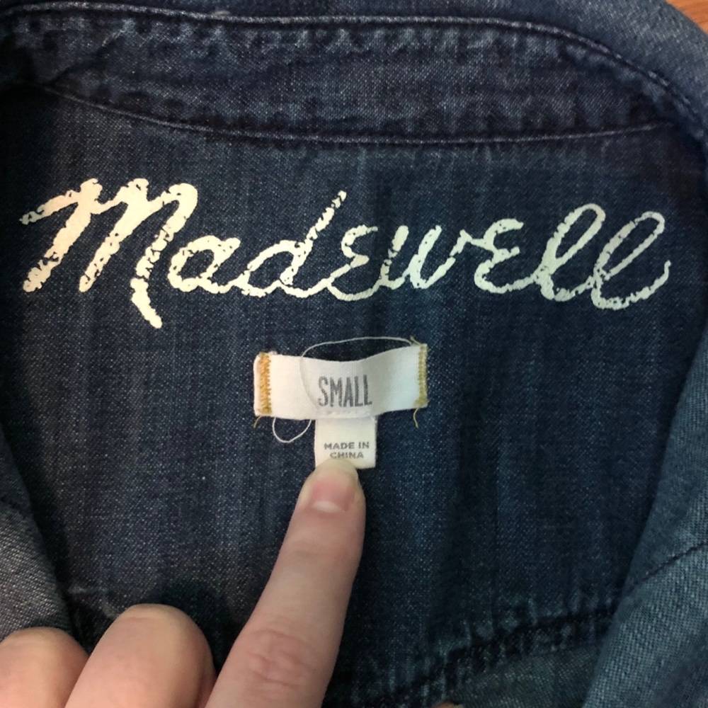 Madewell Button-down Jean Shirt - Picture 3 of 4